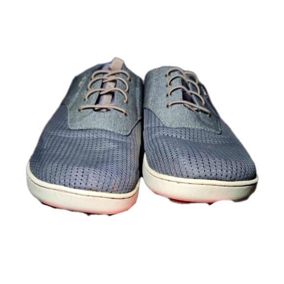 OluKai Men’s Nohea Moku No Tie Boat Shoes In Charcoal / Clay 13 - Picture 7 of 13